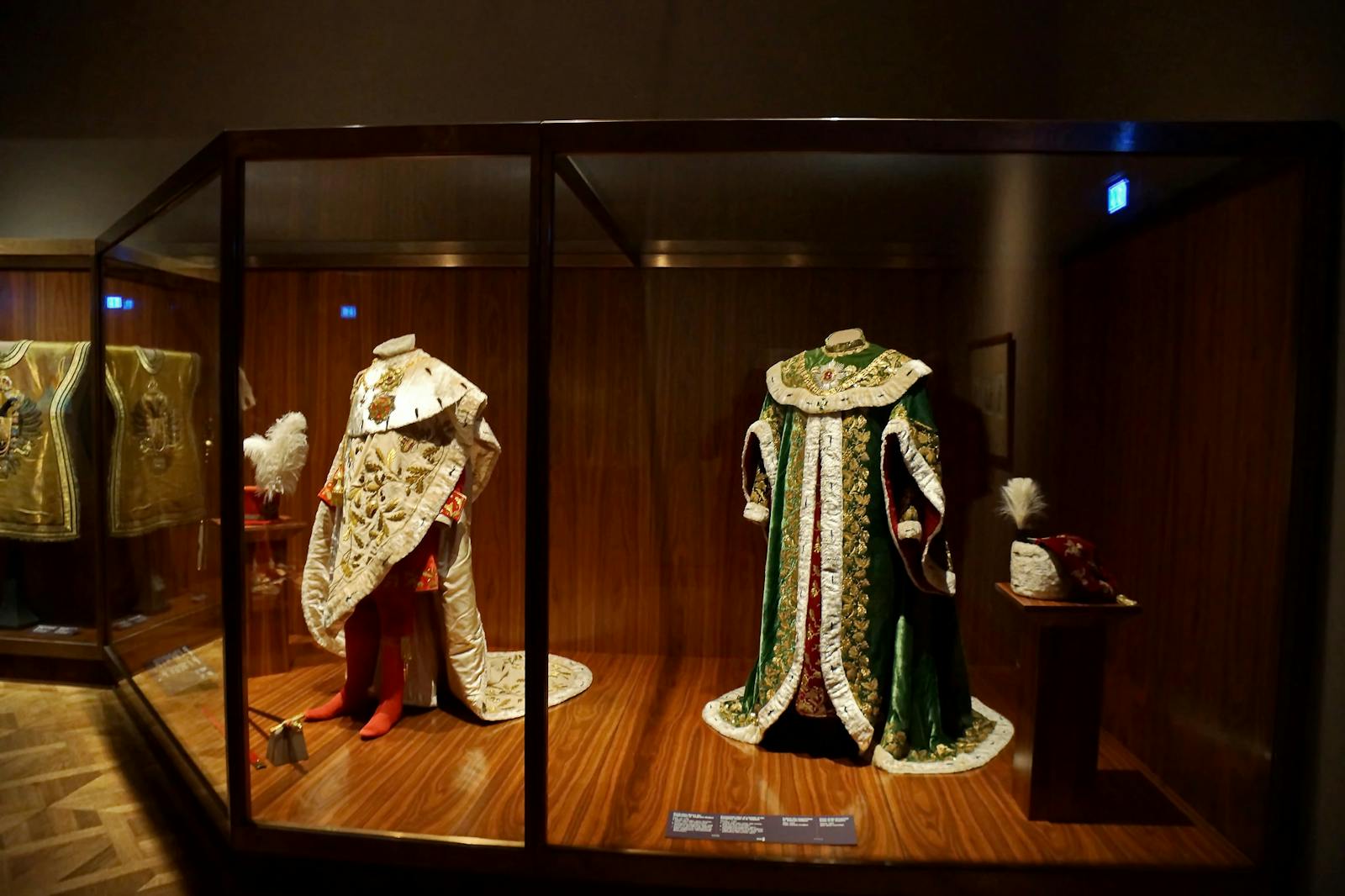 Kungliga klänningar utställda på Kunsthistorisches Museum